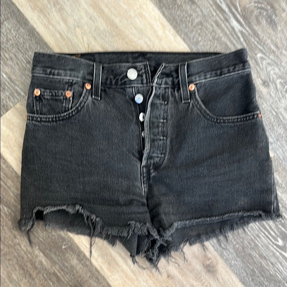 Levi’s Black Denim Women's Shorts